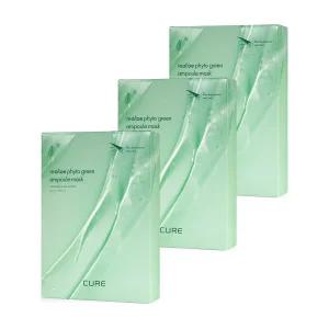 [10%+카드12%] 김정문알로에 리알로에 피토 그린 앰플 마스크팩 10매 3개