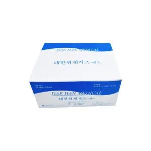 대한위재 접은거즈 드레싱 가아제 의료용 절단 4X4X8p 200매