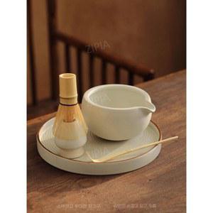 말차 차선 세트 브러시 다완 그릇 다구 대나무