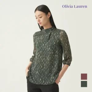 [올리비아로렌] 프린트 블라우스_VOCNLXF7251