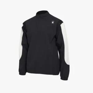 [롯데백화점]스파이더 [스파이더 본사] 남성 베이스볼 프로웹 웜업 하프집업 SPIPCNJK531MBLK