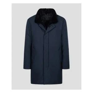 [로가디스] 풀 퍼 코트 - 네이비 (RY4X38P76R)