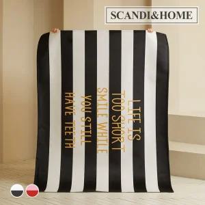 [재고정리] 먼지없는 모토 스트라이프 단모 러그 포인트 카페트 2size