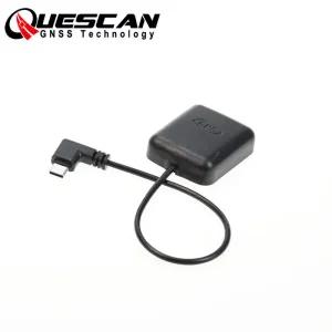 GPS수신기 Quescan USB Type C GPS GLONASS 수신기 모듈 안드로이드 태블릿 NMEA GNSS UBX-M8 칩셋