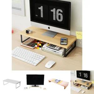 철제프레임 모니터 받침대/책상/정리/키보드/수납/높이/다이/스탠드/스텐드/다용도/선반/고정/정리대/바침