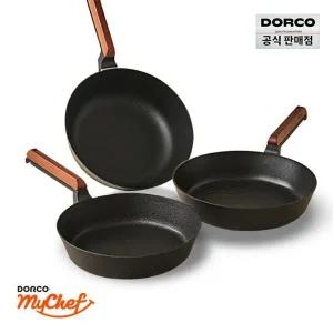 도루코 마이셰프 헤이즐 인덕션(IH) 프라이팬 3종세트 24+궁중26+그릴팬26