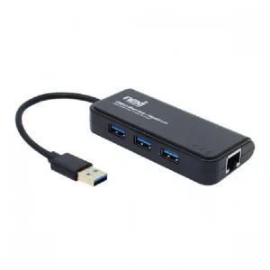 NEXI NX830 USB3.0 Type-C 3P 허브+기가랜카드(NX-U303PL)