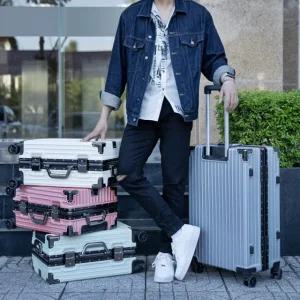 프리미엄 고급 알루미늄 프레임 여행캐리어 360도 회전바퀴 기내용 화물용 HA-1010