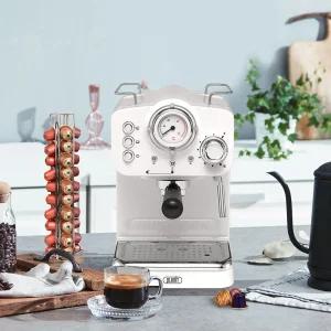 플랜잇 에스프레소머신 2in1 사무실 가정용 커피 원두 반자동 캡슐커피머신 PCM-F15