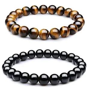 [셀러허브][오노마] ONM 호안석팔찌 흑요석 소원 행운 불교 오닉스 흑석팔 (40823660)