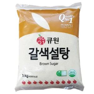큐원 갈색설탕 1kg  x 5개