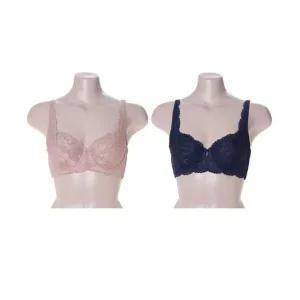 [갤러리아] 비비안 얇은 면 직조패드 레이스브라 BR6835/2C