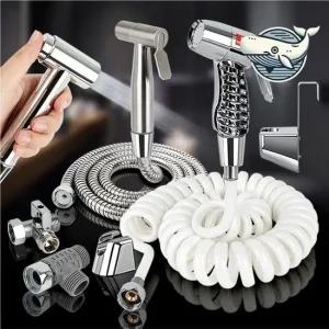 욕실용 수도꼭지 스프레이건 미니 클리너 연결기 욕실스프레이건 변기샤워기 욕실청소건