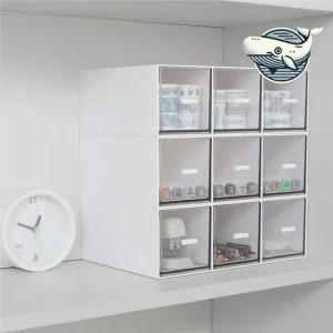 깔끔한 다용도 서랍형 정리함 책상 소품 수납함 서랍형정리함 슬라이딩서랍 미니서랍장