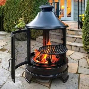 카나모 쿠킹 화로대 장작화로 불멍 야외 바베큐그릴 캠핑 화덕 숯불