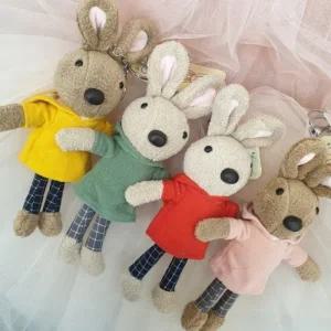 작은선물 향기나는 키링 후드티 입은 토끼 열쇠고리