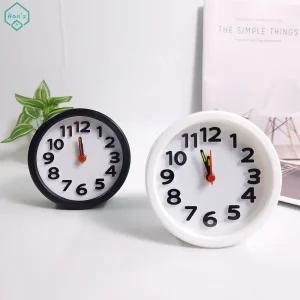 시계 알람 탁상 심플한 아날로그 타이머 미니 모던한 책상 건전지 야광
