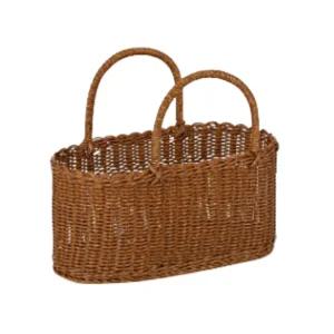 하우스레시피 라탄 피크닉 소풍 바구니 L 브라운 추천 BNS