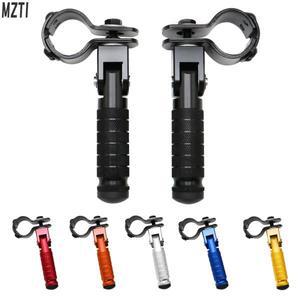 오토바이브라켓22-27/30-35mm 클램프 CNC 알루미늄 오토바이 부품 범용 페달 접이식 발판 Footpeg 스쿠터,