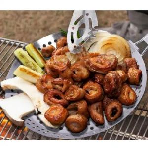 원형타공 후라이팬 직화바베큐 그릴팬 직화구이타공팬