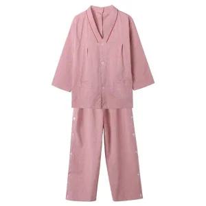 긴팔 황토 찜질방옷 세트 숯가마 찜질복 사우나 찜질방