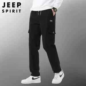 JEEP SPIRIT 남성 작업복 바지 멀티포켓 루즈 캐주얼 바지