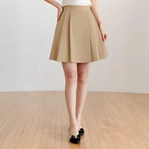 [시크라인] (~XXL까지) 엘로디 플리츠 미니 스커트 가을 하객룩 오피스룩 모임룩 격식룩 빅사이즈