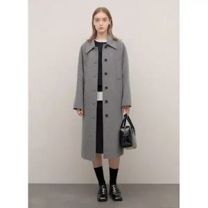 [롯데백화점]시스티나 울 벨티드 핸드메이드 롱 맥코트 (AWHCTO41050)