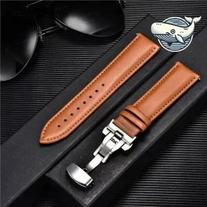소가죽 시계줄 스트랩 22mm 멋스러운 디버클 소가죽시계줄 갤럭시워치4 가죽스트랩