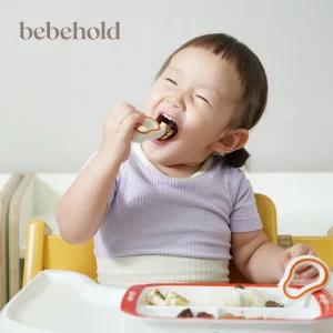 베베홀드 스텐 자기주도스푼 포크 케이스세트 이유식 아기 숟가락 수저