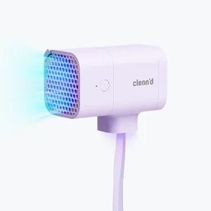 [10만대 판매 인증! 99.9% 살균력] 클린디 윈디 CL-403 무선 칫솔살균기 퍼플 1인용 욕실 자외선 건조기 UV-C LED 휴대용 소독기