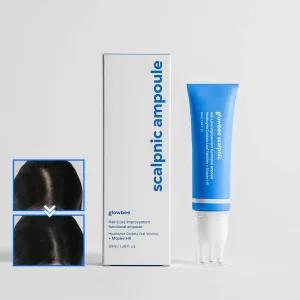 글로우비 스칼프닉 탈모완화 기능성 탈모앰플 1개 / 여성 남성 두피영양제 잔머리 쿨링 진정 세모앰플