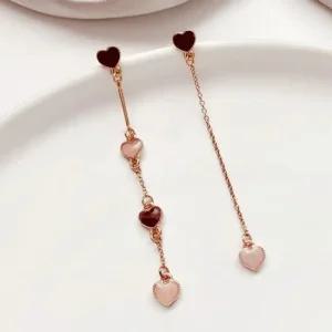 블링썸하트귀걸이 심플 하트큐빅드롭귀걸이 데일리 72 하트귀걸이 진주귀걸이 골드귀걸이