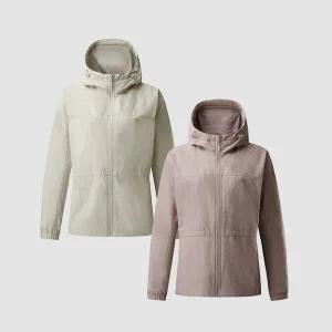 [코오롱스포츠](본점) 여성 중기장 방풍 자켓 2종 택1