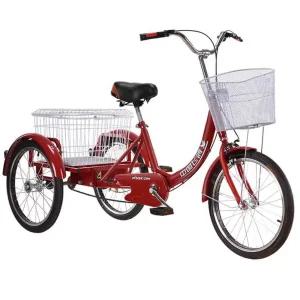 성인용 세발 자전거 트라이 바이크 체인 장보기 3륜