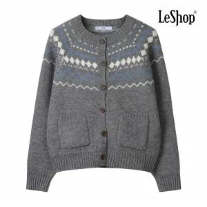 [AK수원점] [르샵] 윈터 노르딕 버튼 니트 가디건 (BP9KC022A)