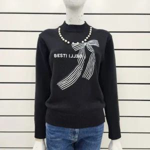 [베스띠벨리]엠브로이더리 진주 디테일 풀오버 ( BJUCX79291 )