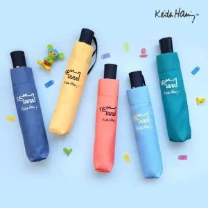 키스해링 8K 퍼피 튼튼한 3단 완전자동우산