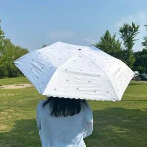 A RAINY DAY 슬림 암막 우양산 패턴 리본