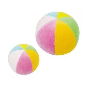 유아 아기 소프트 딸랑이공 무지개공 2p 공놀이 세트 자석펠트