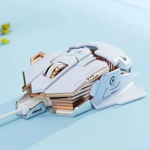 간지나는 게이밍 고감도 예쁜마우스 핑크 스트로베리 강화 블랙 레드