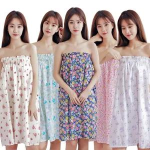 사우나방수치마 고정식 방수 찜질복 사우나 플라워