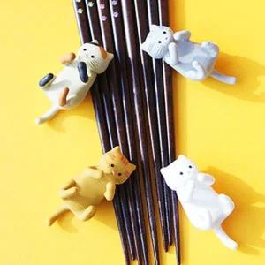 네코짱 우드 젓가락 홀더세트 일본젓가락 저분