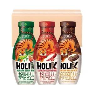 [팔도] 홀릭 K소스 3종 세트 총 12개 (쌈장 4개+고추장 4개+코리안BBQ 4개)