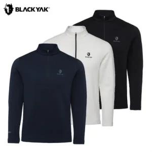 [롯데백화점]블랙야크 남성 폴라텍 파워드라이 기모 집업 긴팔티 겨울 기능성 티셔츠 1BYZTWU005 GD