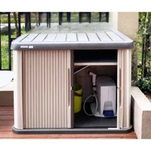 야외 발코니 수납장 보관함 보호 농기구 간이 방수 캐비닛 사물함