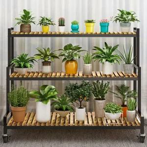 이동식 화분 정리대 거치대 진열대 거실 다육이 식물 발코니