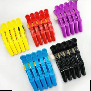 머리핀 미용집게 악어핀셋 앞머리 5개1세트