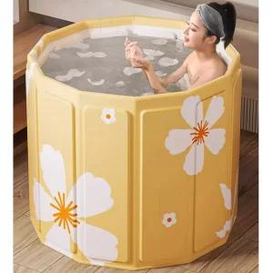 1인 성인 접이식 욕조 원룸 화장실 반신욕 간이 목욕통