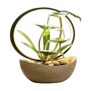 탁상 분수 연꽃 장식 분수대 인공폭포 상품 실내 물 휴식